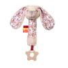 BabyOno plyšová pískacia hračka Rabbit Milly s hryzadlom krémová 5901435414644