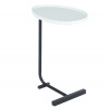 Tempo Kondela Príručný stolík, biela/čierna, ABERY