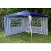 Záhradný párty stan - modrý 3 x 3 m + 2 bočné steny