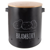 Plechová dóza pr. 22,5cm Brambory BLACK Orion