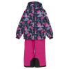 Detský overal Color Kids Ski Set AOP Pink Glo 98
