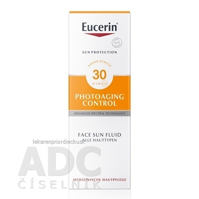 Eucerin SUN PHOTOAGING CONTROL SPF 30 na tvár emulzia na opaľovanie 1x50 ml