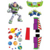 CUKROVÁ TLAČ Jedlý obrázok na tortu TOY STORY CHUDY BUZZ ASTRAL + MENO POSTAVY 1