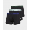 Nike Trenky Trunk 3 Pk Čierna EUR L