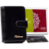Peňaženka - Peterson Peterson Wallet Natural Leather Black PTN PL-602-0721 Produkt Blac-Women (Vertikálna peňaženka Peterson Dámska prírodná koža)