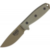 ESEE 3 Dark Earth s čiernym molle púzdrom