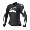 bunda STELLA T-GP PLUS R 4, ALPINESTARS (černá/bílá, vel. 2XL)