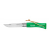 Opinel VRI N ° 07 nôž Trekking, zelená, 8 cm 002210