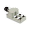 Weidmüller SAI-4-M 8P M12 1807640000 pasívny box senzor/ aktor rozdeľovač M12 s kovovým závitom 1 ks; 1807640000