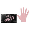 Ružové profesionálne nitrilové rukavice L3VEL3 Nitrile gloves L - Pearl Pink 100ks