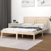 vidaXL Posteľný rám, drevený masív 180x200 cm, Super King - Hnedá - 115274-194019