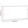 vidaXL Zrkadlová skrinka do kúpeľne so svetlom LED Čierny dub 80x37 cm - Čierna - 292598-309345