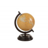 J-Line by Jolipa Dekorácie glóbus na drevenom podstavci Ochre small - 15 * 13 * 21 cm - J-Line by Jolipa