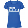 Šťastne zadaná - Kráľovsky modrá , Dámske , XXL