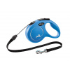 FLEXI Original vodítko New Classic modré S 8m do 12kg - lano