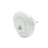 ACA Lighting Nočné svetlo do zásuvky 1W/4000K/IP20/2xUSB