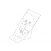 Thule seat - single - mid blue 55132