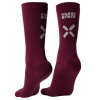 iXS Ponožky iXS CARVE 1.0 473-510-6401 night red L