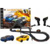 LEAN TOYS Tor Wyścigowy 2 Autka Kontrolery Slot Cars 1:64