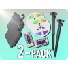 V-TAC Sada LED pás 5m + solárny panel + diaľkové ovládanie, IP67, RGB/2-PACK!