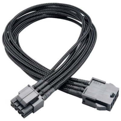 AKASA Kabel Flexa P8 prodloužení k 8pin ATX PSU, 40cm AK-CBPW08-40BK