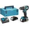 Makita DDF487RAJ Aku bezuhlíkový skrutkovač Li-ion LXT (2x2,0Ah+DC18RC) +MAKPAC