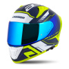Přilba Aero Drome, CASSIDA (modrá/žlutá fluo/světle modrá/bílá, vel. L)
