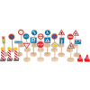Small Foot Road signs set of 25 parts