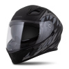 Cassida Moto přilba Orbit StriX černá matná/šedá (Velikost: XS (53-54))