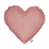 Ľanový vankúš Srdce Pure Nature: Blush