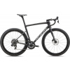 Cestný bicykel Specialized Tarmac SL8 Pre Force eTap AXS - Satin Carbon / Metallic White Silver 44