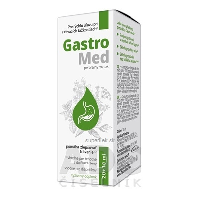 GastroMed perorálny roztok 20+10 (30 ml), 8594027710384
