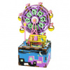 Robotime Drevené 3D mechanické puzzle Hracia skrinka Malý kolotoč 69 ks