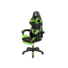 Kreslo herné KRUGER & MATZ WARRIOR GX-150 čierno-zelené
