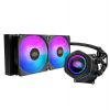 Cooler Master vodní chladič MasterLiquid Core Nex Digital 240 Black ARGB, 2x 120mm, ARGB, LGA1851, AM5, Černá (MLX-D24M-A18PA-RD)