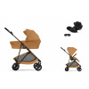 CYBEX Melio Carbon + Cot Travel Set Cloud G3 Plus i-Size cinammon yellow 2026