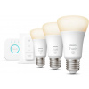 LED žiarovka Philips Hue White 9.5W 1100 E27 štartér kit (929002469204)