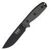 ESEE 4 Plain Edge Black Blade Molle Khaki Sheath