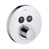 Axor ShowerSelect - Termostat pod omietku na 2 spotrebiče, chróm 36723000