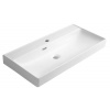 AQUALINE Keramická umývadlová misa PARLA 80x38cm, biela 9980