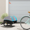 Vozík za bicykel, čierno modrý 30 kg, železo-ForU-94121