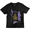 Tričko Disney - The Nightmare Before Christmas Purple Characters Čierna XXL