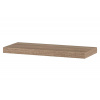 Polička nástenná 60 cm, MDF, 3D dekor dub sonoma, baleno v ochranej fólii - P-001 SON1