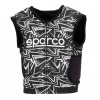 Sparco SJ Pro K-3 Detský Chránič rebier vesta, čierna/biela