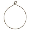 Nunn Design kruhová kreola 38,5x31mm postriebrená - 1 ks