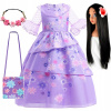 Kostým pre dievča - 544 Princess Costume. 116 (Diabol Halloween outfit sukňa chvost Trage Trigrupted)