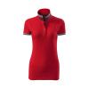 Polokošeľa dámska MALFINI Premium® Collar Up 257 formula red veľ. XL