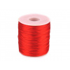 Saténová šnúra Ø1 mm Variant: 26 červená, Balenie: 1 ks