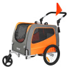 Vevor Príves pre psa na bicykel 2 v 1, nosnosť 66 lbs, skladací rám TCTCLYSCWZXCMJR9ZV0