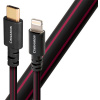 Audioquest Cinnamon Lightning na USB-C 1,5m (Excelentný high-endový kábel Audioquest Cinnamon s konektormi USB c samec - Apple konektor Lightning samec)